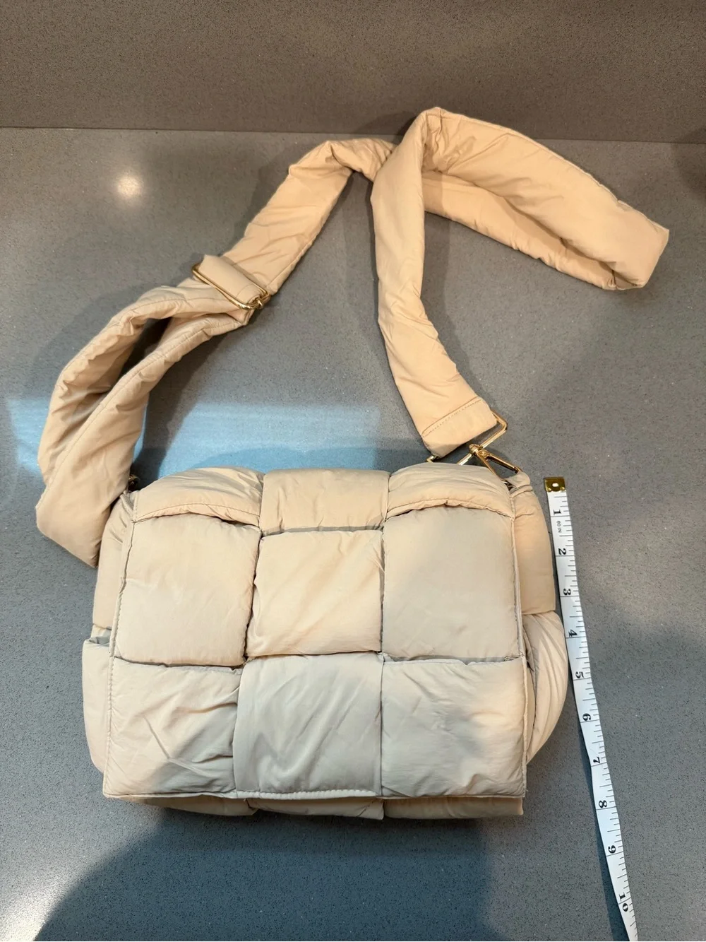 Padded / Woven Crossbody Bag